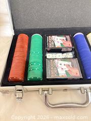MaxSold Auction: Poker Chip Set in Aluminum Carrying Case, 400 Chips - Toronto (Ontario, Canada) SELLER MANAGED Downsizing Online Auction - Rutherford Avenue