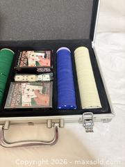 MaxSold Auction: Poker Chip Set in Aluminum Carrying Case, 400 Chips - Toronto (Ontario, Canada) SELLER MANAGED Downsizing Online Auction - Rutherford Avenue