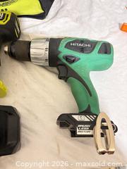 MaxSold Auction: Ryobi & Hitachi Cordless Drivers, Drill, Batteries, Charger, Bag - Toronto (Ontario, Canada) SELLER MANAGED Downsizing Online Auction - Rutherford Avenue