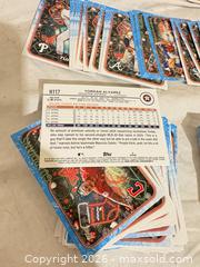 MaxSold Auction: Topps 2024 Holiday (Base) Baseball Cards, Blue Border, 200 cards - Toronto (Ontario, Canada) SELLER MANAGED Downsizing Online Auction - Rutherford Avenue