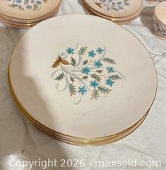 MaxSold Auction: Tuscan Blue Star Fine English Bone China Dinnerware Set (24 pc) - Toronto (Ontario, Canada) SELLER MANAGED Downsizing Online Auction - Rutherford Avenue