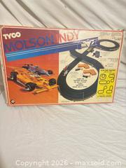 MaxSold Auction: Tyco Molson Indy Slot Car Set with Track and 4 Cars - Toronto (Ontario, Canada) SELLER MANAGED Downsizing Online Auction - Rutherford Avenue