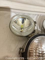 MaxSold Auction: Vintage Chrome Fog/Driving Lights, Set of 3 - Toronto (Ontario, Canada) SELLER MANAGED Downsizing Online Auction - Rutherford Avenue
