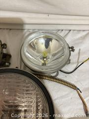 MaxSold Auction: Vintage Chrome Fog/Driving Lights, Set of 3 - Toronto (Ontario, Canada) SELLER MANAGED Downsizing Online Auction - Rutherford Avenue