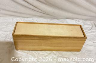 MaxSold Auction: Wooden Sliding-Lid Storage Box with Assorted Bottle Caps - Toronto (Ontario, Canada) SELLER MANAGED Downsizing Online Auction - Rutherford Avenue