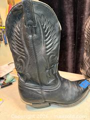 MaxSold Auction: MEN'S LEATHER BOULET COWBOY BOOTS. SIZE 10 - Hamilton (Ontario, Canada) SELLER MANAGED Estate Sale Online Auction - St. Clair Avenue