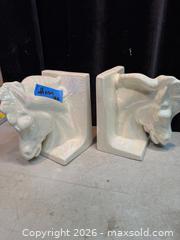 MaxSold Auction: PAIR OF HORSE HEAD BOOKENDS. - Hamilton (Ontario, Canada) SELLER MANAGED Estate Sale Online Auction - St. Clair Avenue