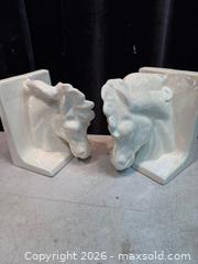 MaxSold Auction: PAIR OF HORSE HEAD BOOKENDS. - Hamilton (Ontario, Canada) SELLER MANAGED Estate Sale Online Auction - St. Clair Avenue