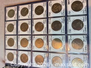 MaxSold Auction: 1980 Olympic Trust Token Collection  - Almonte (Ontario, Canada) SELLER MANAGED Downsizing Online Auction - River Road
