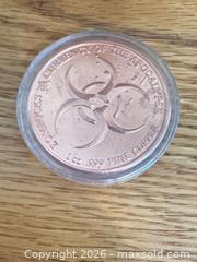 MaxSold Auction: 1 oz .9999 copper coin  - Almonte (Ontario, Canada) SELLER MANAGED Downsizing Online Auction - River Road