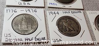 MaxSold Auction: 5 USA Half Dollars some Silver - Almonte (Ontario, Canada) SELLER MANAGED Downsizing Online Auction - River Road