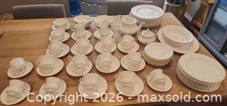 MaxSold Auction: 70 peices of Royal Albert Val D'or Dish Set  - Almonte (Ontario, Canada) SELLER MANAGED Downsizing Online Auction - River Road