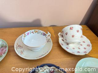 MaxSold Auction: 8 cups and saucers Various Brands Lot 120 - Almonte (Ontario, Canada) SELLER MANAGED Downsizing Online Auction - River Road