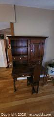 MaxSold Auction: Antique pine desk with chair  - Almonte (Ontario, Canada) SELLER MANAGED Downsizing Online Auction - River Road