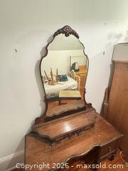 MaxSold Auction: Antique princess vanity with bench  - Almonte (Ontario, Canada) SELLER MANAGED Downsizing Online Auction - River Road