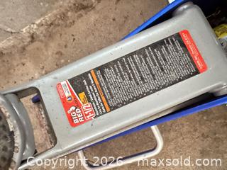 MaxSold Auction: Big red 1-1 1/2 aluminum/steel jack  - Almonte (Ontario, Canada) SELLER MANAGED Downsizing Online Auction - River Road