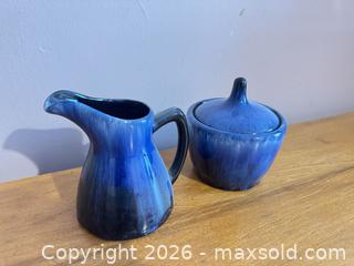 MaxSold Auction: Blue mountain pottery cream and sugar set - Almonte (Ontario, Canada) SELLER MANAGED Downsizing Online Auction - River Road