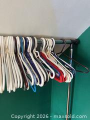 MaxSold Auction: Clothing rack with hangers  - Almonte (Ontario, Canada) SELLER MANAGED Downsizing Online Auction - River Road