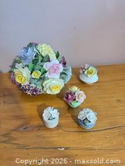 MaxSold Auction: Glass art flower porcelain centerpieces  - Almonte (Ontario, Canada) SELLER MANAGED Downsizing Online Auction - River Road