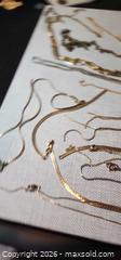 MaxSold Auction: Miscellaneous jewelry lot- 9 Gold Tone Chains & Necklaces - Almonte (Ontario, Canada) SELLER MANAGED Downsizing Online Auction - River Road