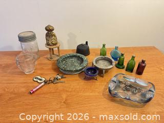MaxSold Auction: Mystic decorations lot Bottles Ashtray More - Almonte (Ontario, Canada) SELLER MANAGED Downsizing Online Auction - River Road