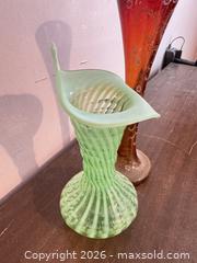 MaxSold Auction: Opalescent glass and art glass vases  - Almonte (Ontario, Canada) SELLER MANAGED Downsizing Online Auction - River Road