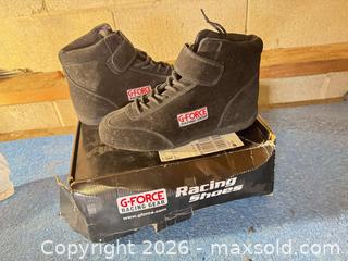 MaxSold Auction: Pair of brand new 11.5 men’s G-Force racing shoes  - Almonte (Ontario, Canada) SELLER MANAGED Downsizing Online Auction - River Road