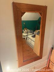 MaxSold Auction: Quarter cut oak hall mirror  - Almonte (Ontario, Canada) SELLER MANAGED Downsizing Online Auction - River Road
