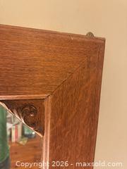 MaxSold Auction: Quarter cut oak hall mirror  - Almonte (Ontario, Canada) SELLER MANAGED Downsizing Online Auction - River Road