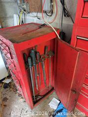 MaxSold Auction: Red gray pro metal tool cabinet  - Almonte (Ontario, Canada) SELLER MANAGED Downsizing Online Auction - River Road