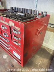 MaxSold Auction: Red workshop tool chest  - Almonte (Ontario, Canada) SELLER MANAGED Downsizing Online Auction - River Road