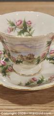 MaxSold Auction: Royal Albert Road To The Isles Thistle Cup And Saucer - Almonte (Ontario, Canada) SELLER MANAGED Downsizing Online Auction - River Road