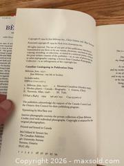 MaxSold Auction: Signed Jean Béliveau “my life in hockey” dust jacket hard cover book - Almonte (Ontario, Canada) SELLER MANAGED Downsizing Online Auction - River Road