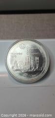 MaxSold Auction: Silver 1976 Montreal Olympic 10 dollar Coin - city of montreal Lot 26 - Almonte (Ontario, Canada) SELLER MANAGED Downsizing Online Auction - River Road