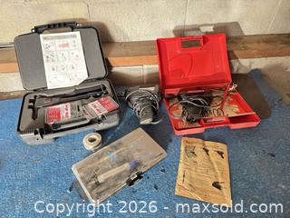 MaxSold Auction: Soldering tools and supplies and pop nut manual threader insert kit - Almonte (Ontario, Canada) SELLER MANAGED Downsizing Online Auction - River Road
