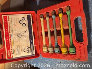 MaxSold Auction: Torque extension bars, bolt extractors lot  - Almonte (Ontario, Canada) SELLER MANAGED Downsizing Online Auction - River Road