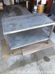 MaxSold Auction: Aluminum Utility Table - Vaughan (Ontario, Canada) SELLER MANAGED Downsizing Online Auction - Andy Crescent