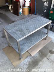 MaxSold Auction: Aluminum Utility Table - Vaughan (Ontario, Canada) SELLER MANAGED Downsizing Online Auction - Andy Crescent