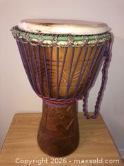 MaxSold Auction: Djembe African Drum  - Vaughan (Ontario, Canada) SELLER MANAGED Downsizing Online Auction - Andy Crescent