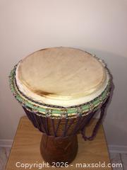MaxSold Auction: Djembe African Drum  - Vaughan (Ontario, Canada) SELLER MANAGED Downsizing Online Auction - Andy Crescent