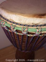 MaxSold Auction: Djembe African Drum  - Vaughan (Ontario, Canada) SELLER MANAGED Downsizing Online Auction - Andy Crescent