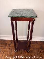 MaxSold Auction: Marble Top Plant Stand - Vaughan (Ontario, Canada) SELLER MANAGED Downsizing Online Auction - Andy Crescent