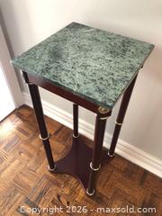 MaxSold Auction: Marble Top Plant Stand - Vaughan (Ontario, Canada) SELLER MANAGED Downsizing Online Auction - Andy Crescent