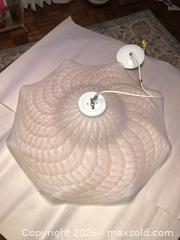 MaxSold Auction: Murano Glass Pendant Light  - Vaughan (Ontario, Canada) SELLER MANAGED Downsizing Online Auction - Andy Crescent