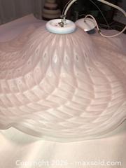 MaxSold Auction: Murano Glass Pendant Light  - Vaughan (Ontario, Canada) SELLER MANAGED Downsizing Online Auction - Andy Crescent