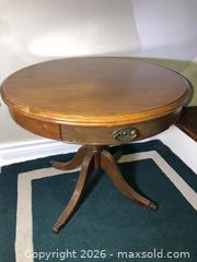MaxSold Auction: Vintage Drum Side Table - Vaughan (Ontario, Canada) SELLER MANAGED Downsizing Online Auction - Andy Crescent