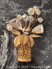 MaxSold Auction: Art Deco Style Mid Century Gold Plated Rhinestone Crystal Perfume Bottle Topper - Pickering (Ontario, Canada) PARTNER MANAGED Estate Sale Online Auction - Granite Court