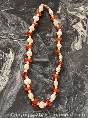MaxSold Auction: Freshwater Pearl & Amber Beaded Necklace with 14K Gold Clasp - Pickering (Ontario, Canada) PARTNER MANAGED Estate Sale Online Auction - Granite Court