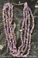 MaxSold Auction: Heavy 4 Multi-Strand Amethyst and Freshwater Pearl Necklace  - Pickering (Ontario, Canada) PARTNER MANAGED Estate Sale Online Auction - Granite Court