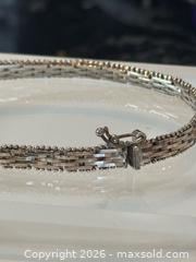 MaxSold Auction: Vintage Italian Italy Riccio Sterling Silver 925 Thick Bracelet  - Pickering (Ontario, Canada) PARTNER MANAGED Estate Sale Online Auction - Granite Court